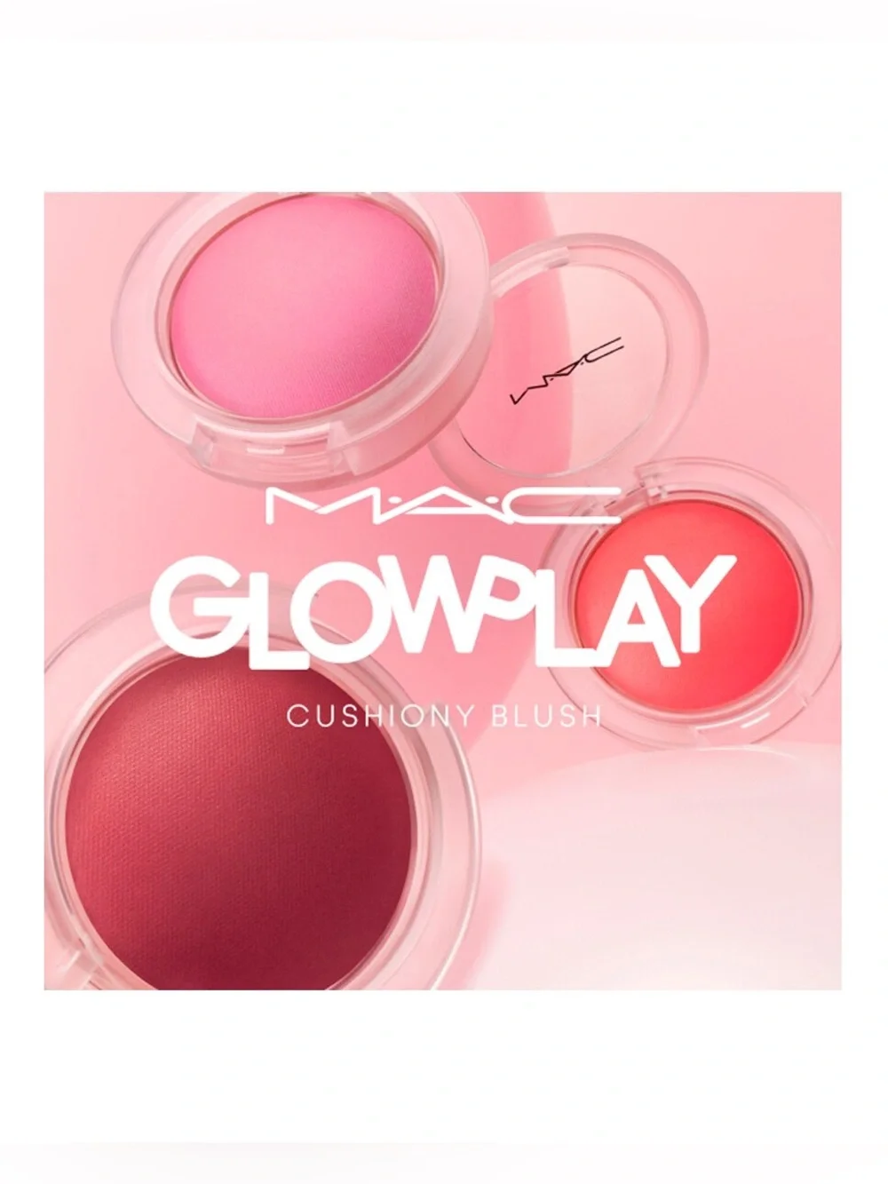 NEW✅ MAC Glowplay Cushiony Blush • Groovy • Coral Pink • Brand New in Box